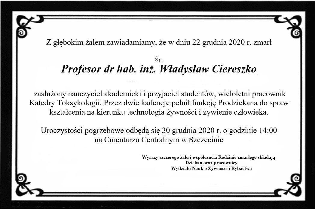 Klepsydra Władysław Ciereszko