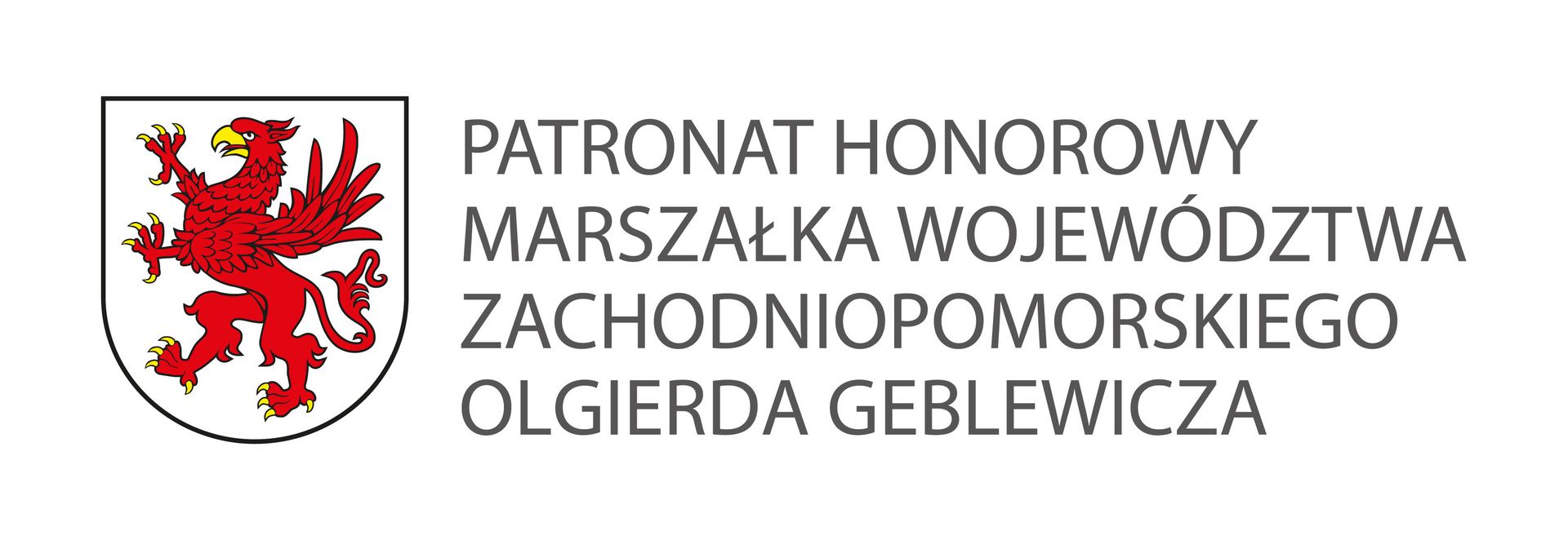 Logo Marszałka Województwa Zachodniopomorskiego - Olgierda Geblewicza